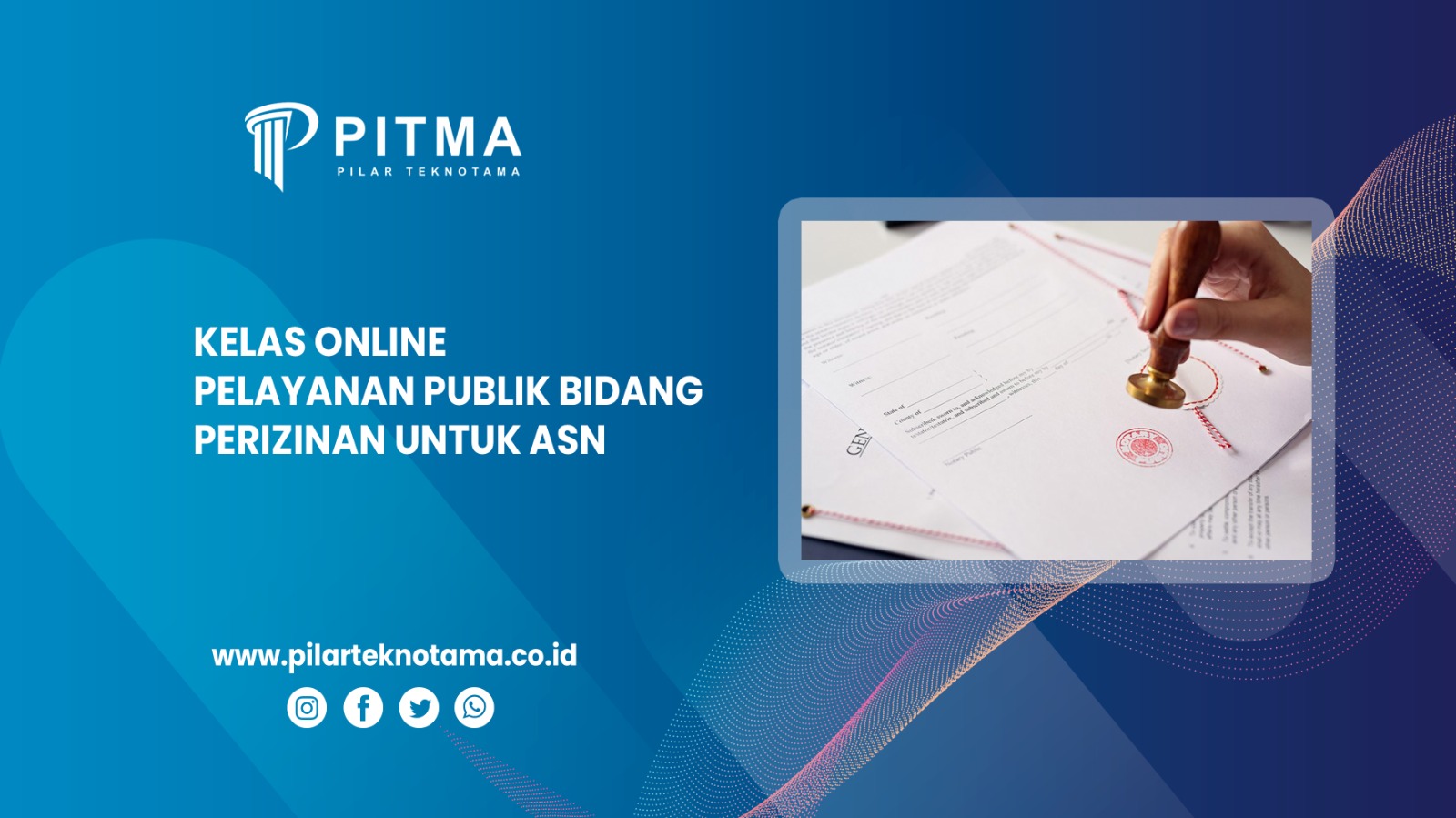 Kelas Online Pelayanan Publik Bidang Perizinan untuk ASN
