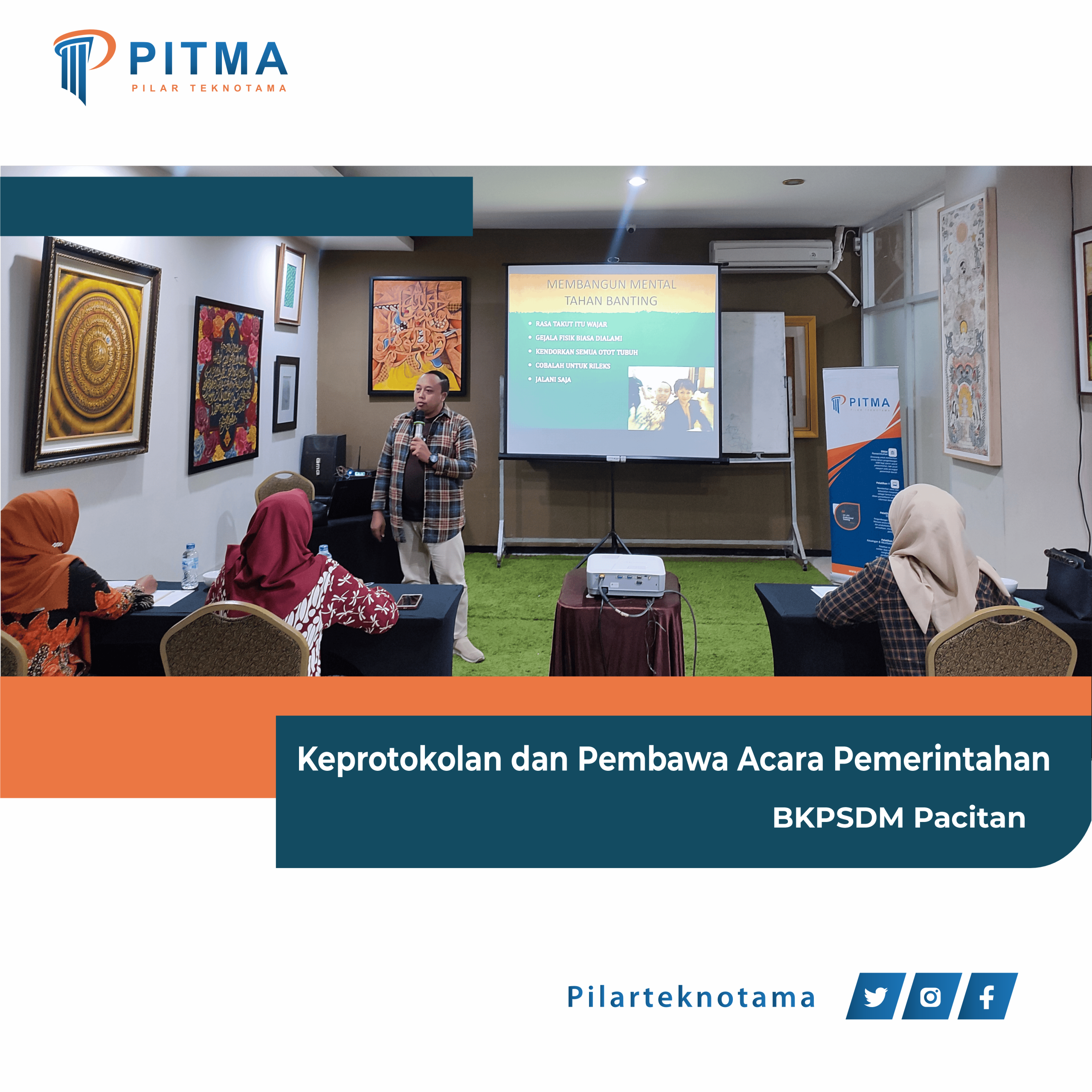 Pelatihan Keprotokolan dan Pembawa Acara Pemerintahan – BKPSDM Pacitan