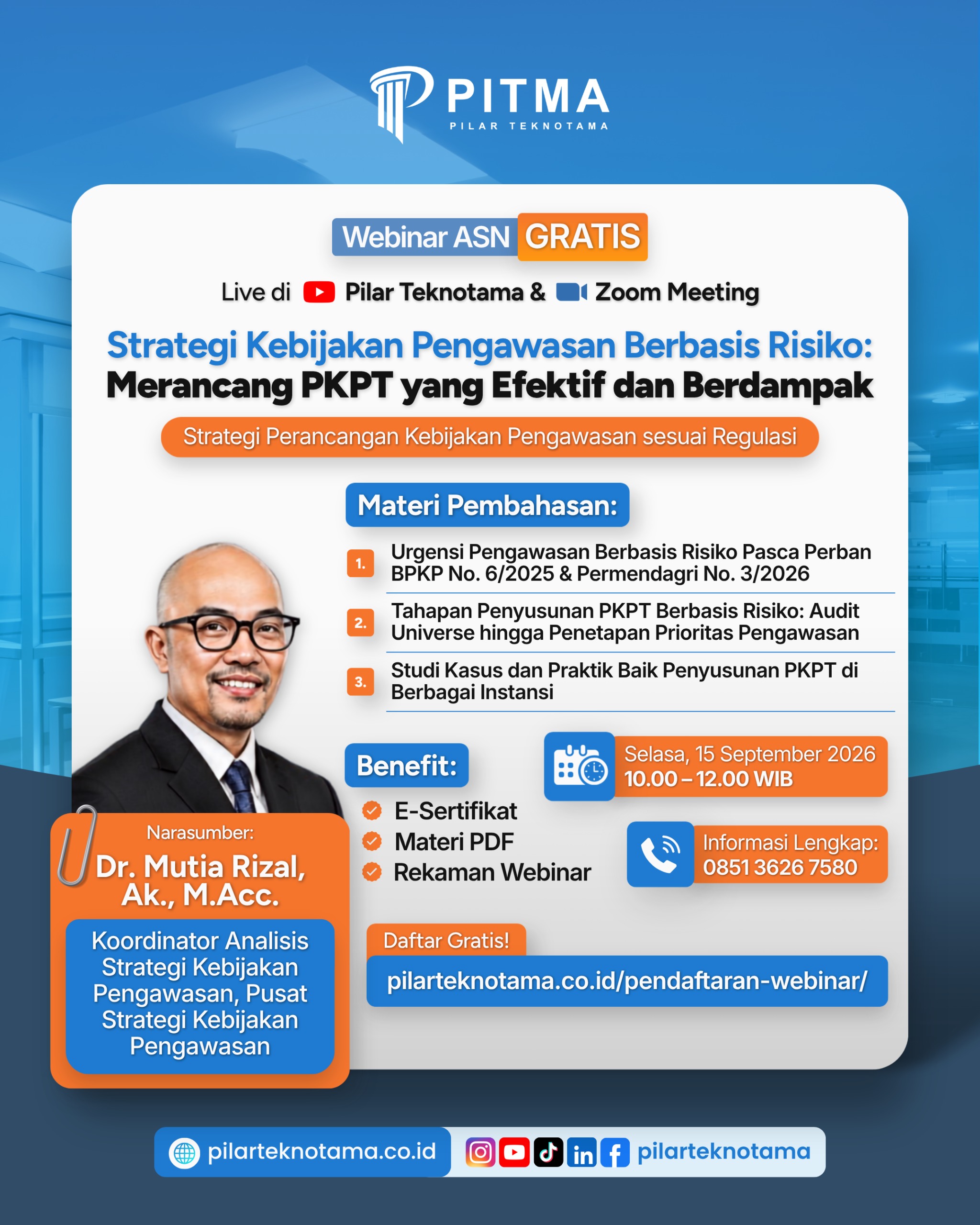 Strategi Kebijakan Pengawasan Berbasis Risiko: Merancang PKPT yang Efektif dan Berdampak